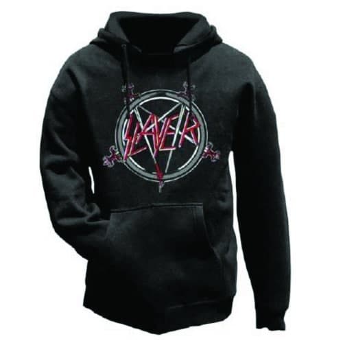 Slayer Unisex Pullover Hoodie: Pentagram (Medium)