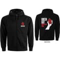 Miniatyrbild 1 av 3: Green Day Unisex Zipped Hoodie: American Idiot (Back Print) (Medium)