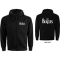 Miniatyrbild 1 av 3: The Beatles Unisex Zipped Hoodie: Drop T Logo (Back Print) (X-Large)