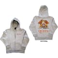 Miniatyrbilde 2 av 3: Queen Unisex Zipped Hoodie: Classic Crest (Back Print) (X-Large)
