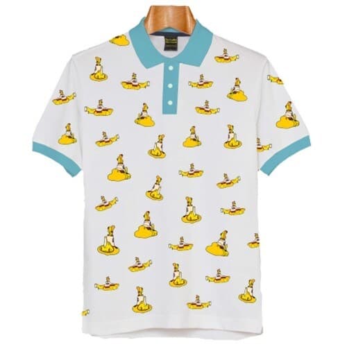 The Beatles Unisex Polo Shirt: Yellow Submarines (All Over Print) (Small)