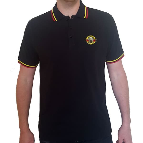 Guns N' Roses Unisex Polo Shirt: Classic Logo (Large)