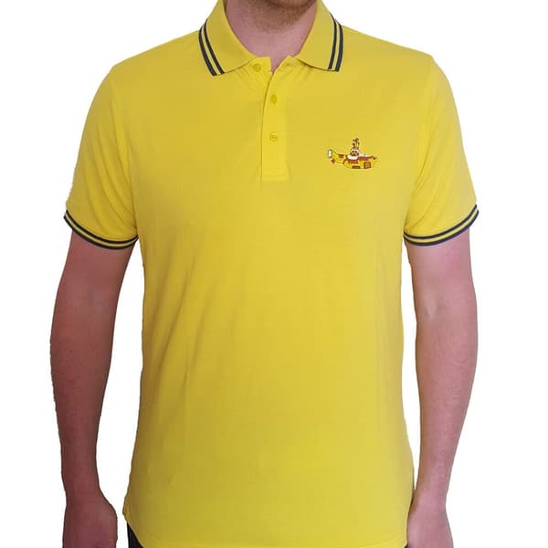The Beatles Unisex Polo Shirt: Yellow Submarine (X-Large)