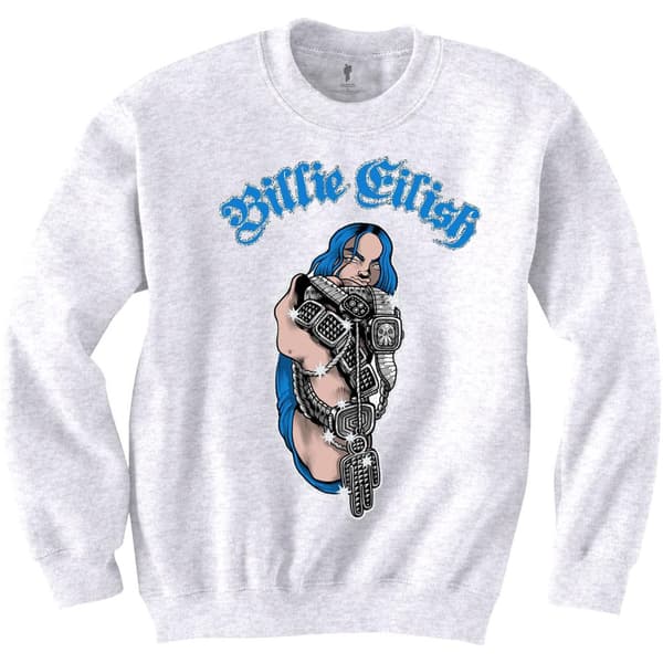 Billie Eilish Unisex Sweatshirt: Bling (X-Large)