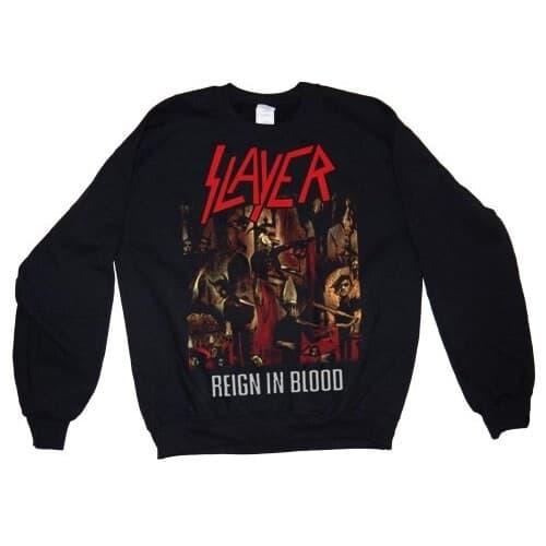 Slayer Unisex Sweatshirt: Reign in Blood (Medium)
