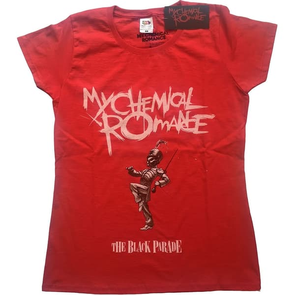 My Chemical Romance Ladies T-Shirt: The Black Parade Cover (X-Small)