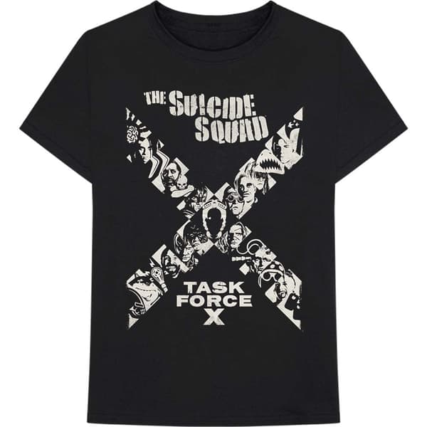 The Suicide Squad Unisex T-Shirt: X Cross (Small)