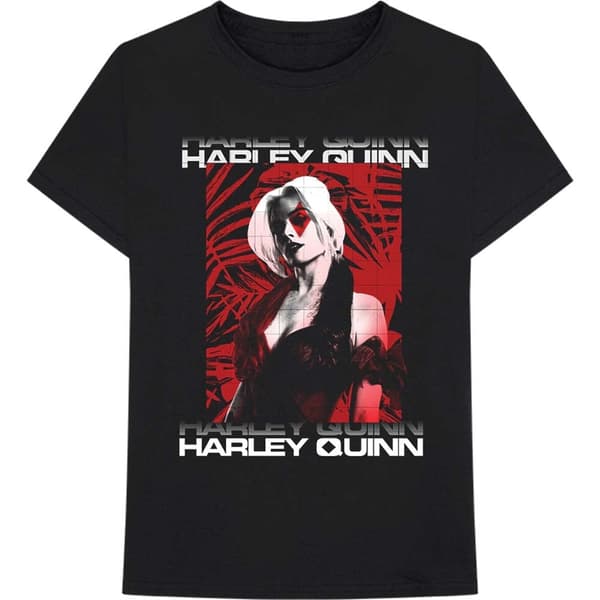 The Suicide Squad Unisex T-Shirt: Harley Leaves (Medium)