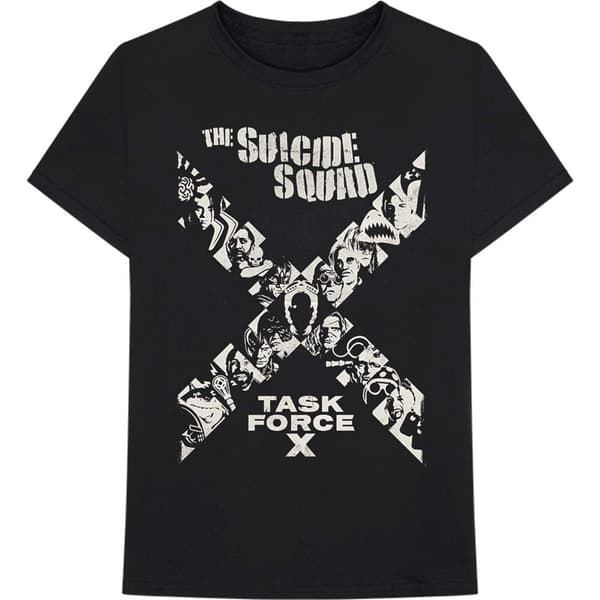 The Suicide Squad Unisex T-Shirt: X Cross (X-Large)