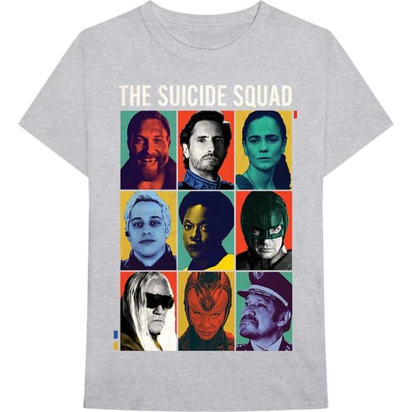 The Suicide Squad Unisex T-Shirt: 9 Squares (XX-Large)