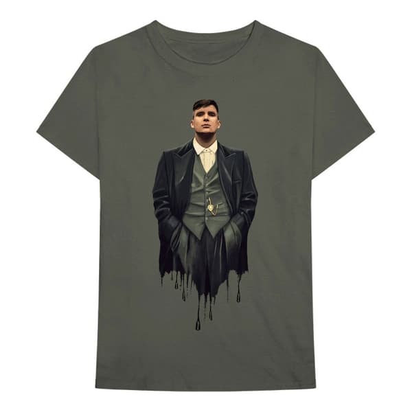 Peaky Blinders Unisex T-Shirt: Dripping Tommy (Large)