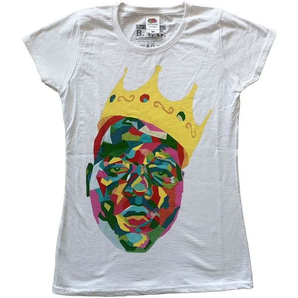 Biggie Smalls Ladies T-Shirt: Crown (XX-Large)