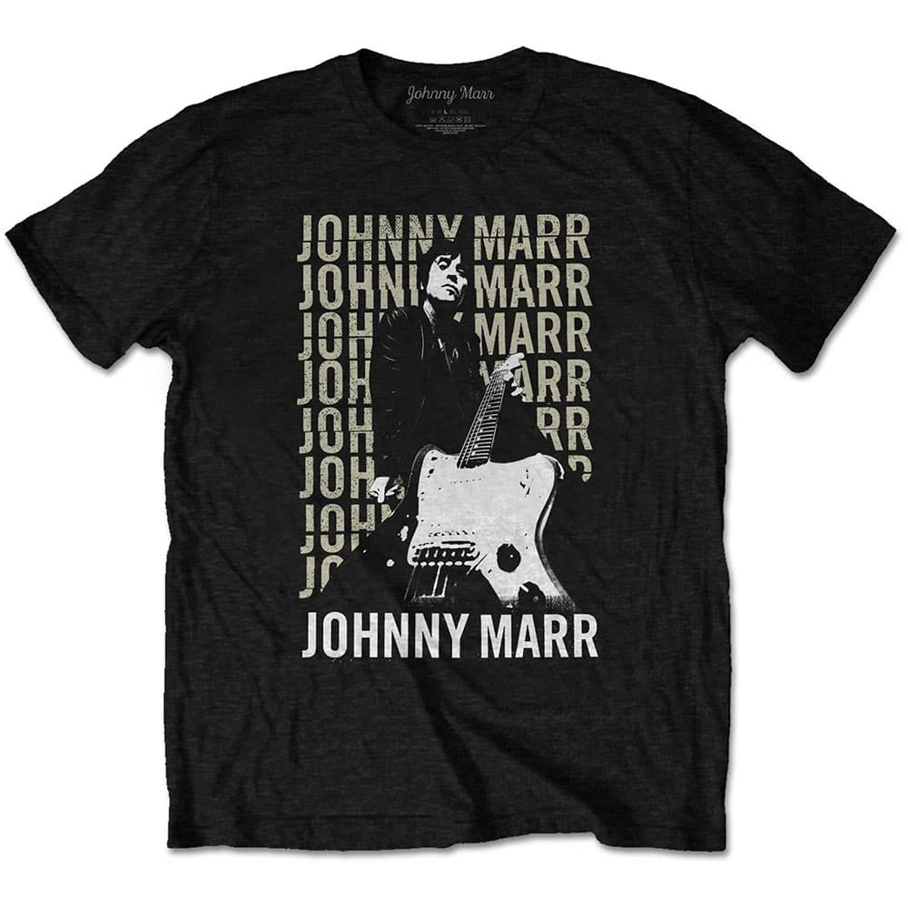 Johnny Marr Unisex T-Shirt: Guitar Photo (Small)
