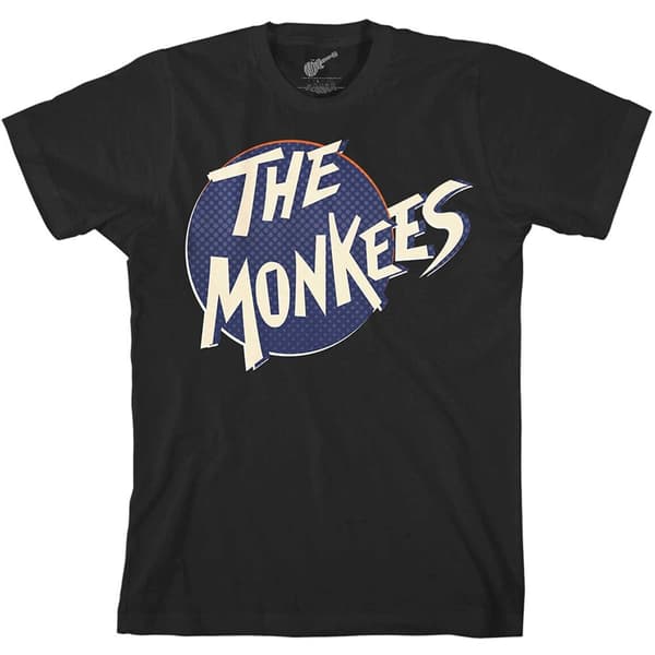 The Monkees Unisex T-Shirt: Retro Dot Logo (Medium)