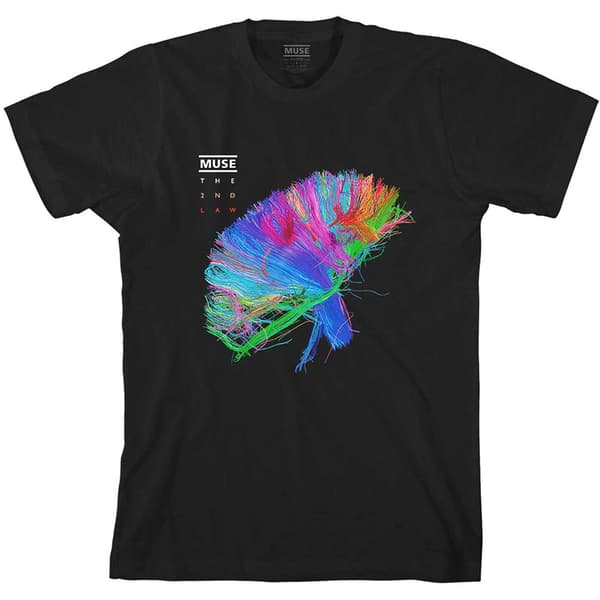 Muse Unisex T-Shirt: 2nd Law Album (Large)