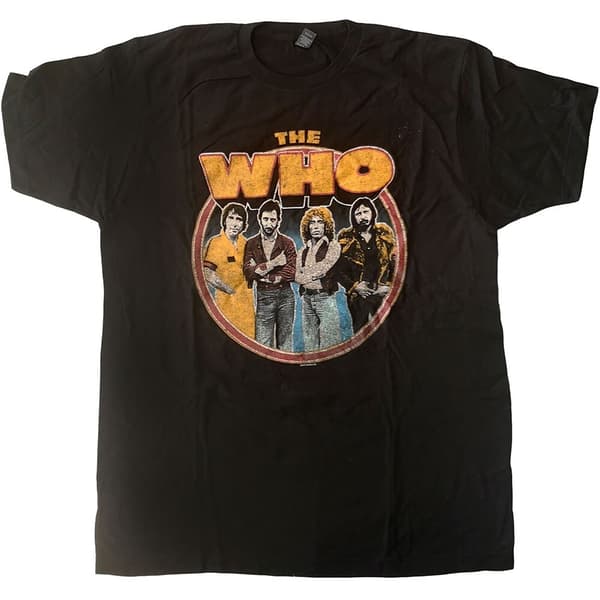 The Who Unisex T-Shirt: Band Circle (Large)