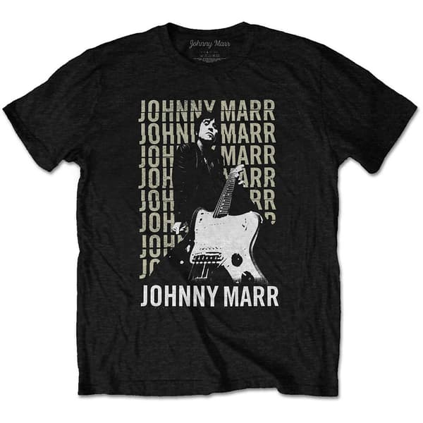 Johnny Marr Unisex T-Shirt: Guitar Photo (X-Large)