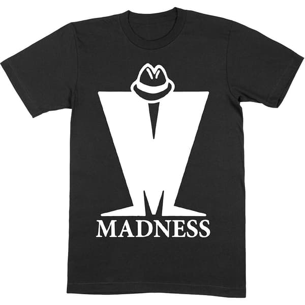 Madness Unisex T-Shirt: M Logo (Small)