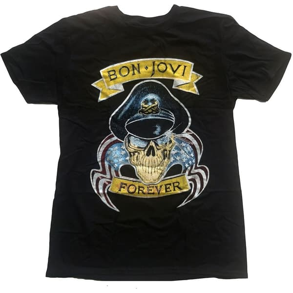 Bon Jovi Unisex T-Shirt: Forever (Small)