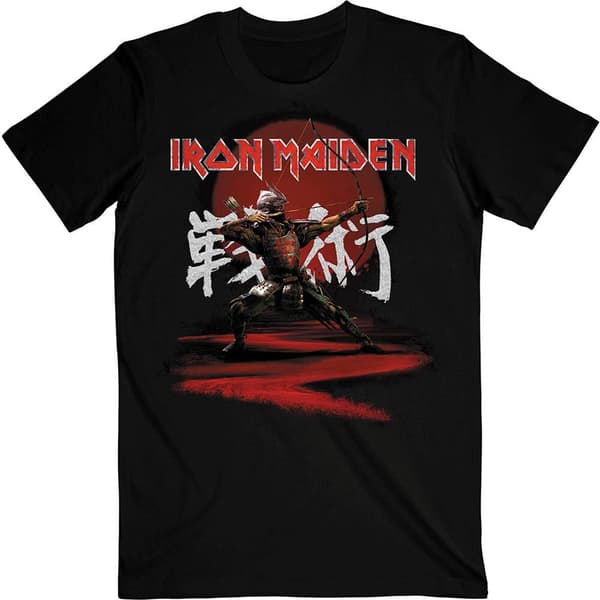 Iron Maiden Unisex T-Shirt: Senjutsu Eddie Archer Kanji (XX-Large)