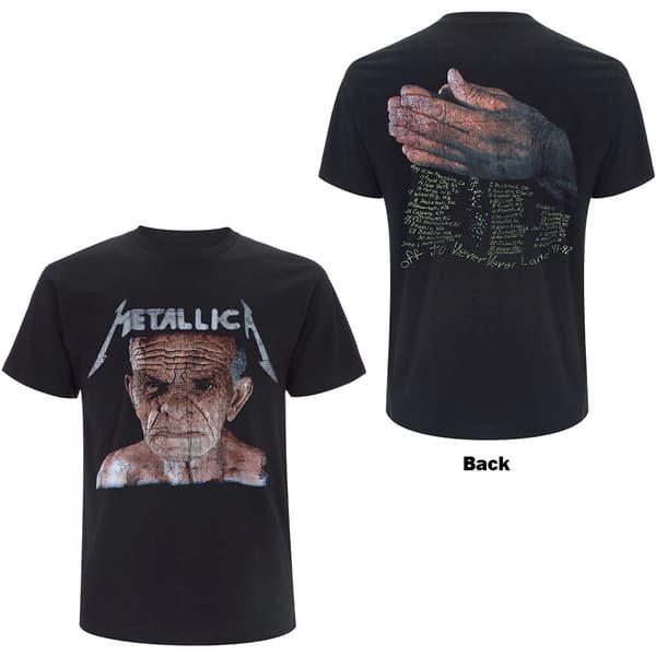 Metallica Unisex T-Shirt: Neverland (Back Print) (Small)