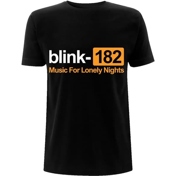Blink-182 Unisex T-Shirt: Lonely Nights (Large)