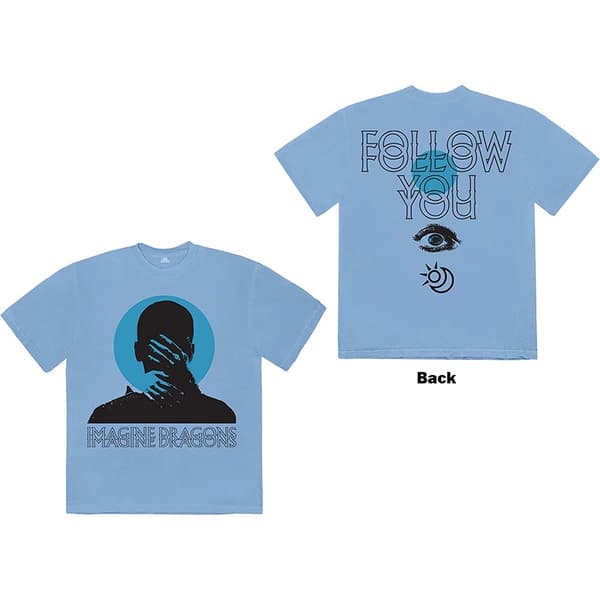 Imagine Dragons Unisex T-Shirt: Follow You (Back Print) (Large)