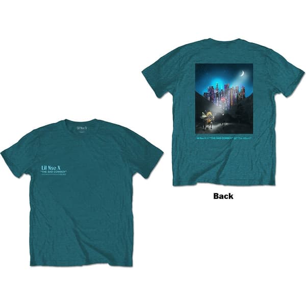 Lil Nas X Unisex T-Shirt: Album (Back Print) (X-Large)