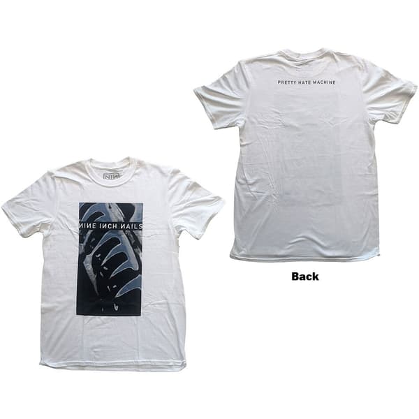 Nine Inch Nails Unisex T-Shirt: Pretty Hate Machine (Back Print) (XX-Large)