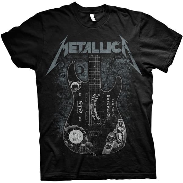 Metallica Unisex T-Shirt: Hammett Ouija Guitar (XX-Large)