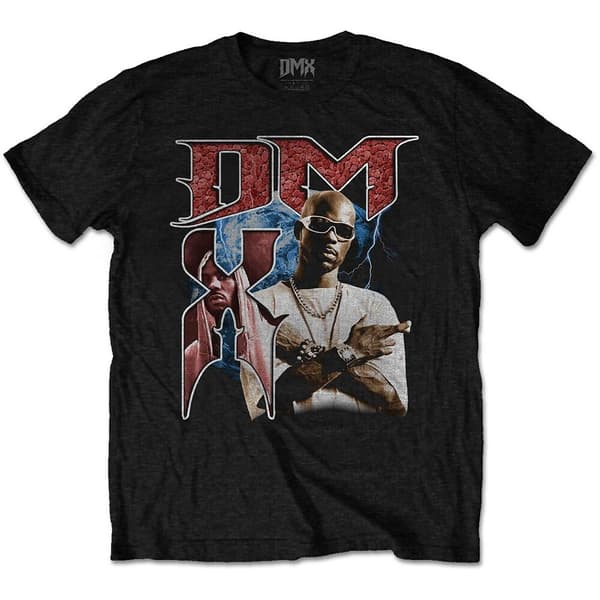 DMX Unisex T-Shirt: Bootleg Red (Large)