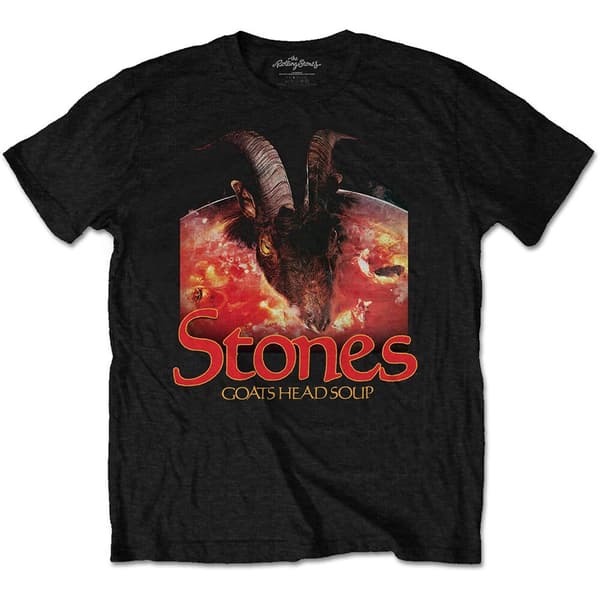 The Rolling Stones Unisex T-Shirt: GHS with Logo (Large)