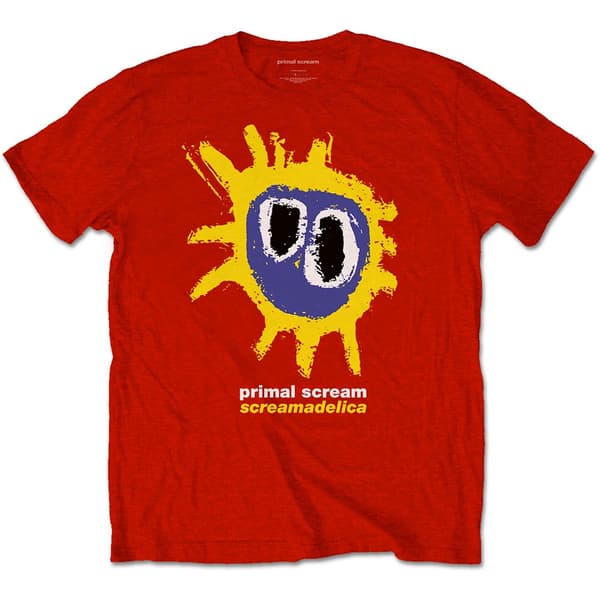 Primal Scream Unisex T-Shirt: Screamadelica (Large)
