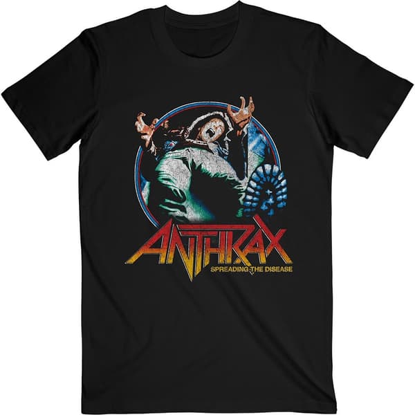 Anthrax Unisex T-Shirt: Spreading Vignette (Medium)