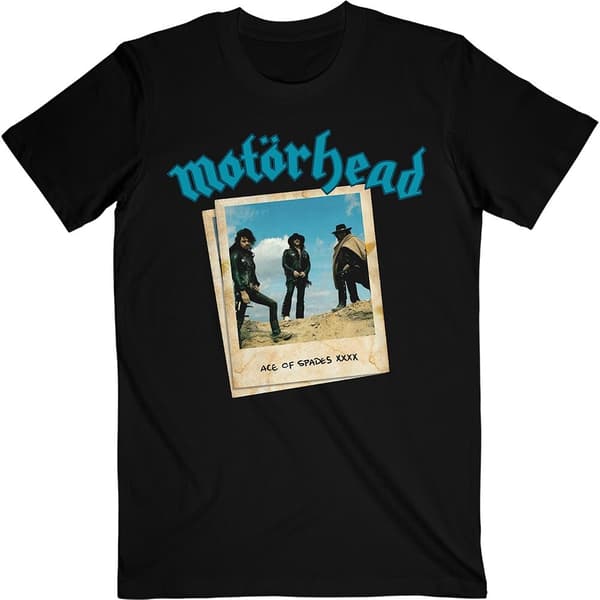 Motorhead Unisex T-Shirt: Ace of Spades Photo (Large)