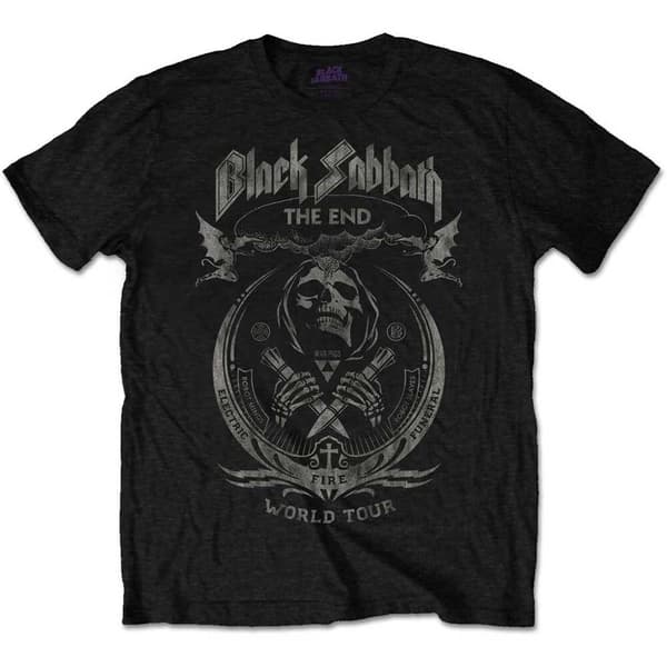 Black Sabbath Unisex T-Shirt: The End Mushroom Cloud (XXX- Large)