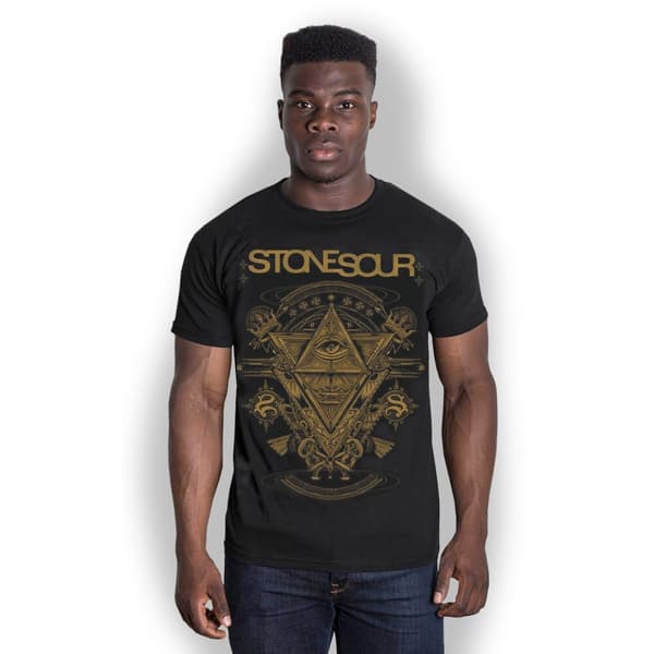 Stone Sour Unisex T-Shirt: Pyramid (Small)