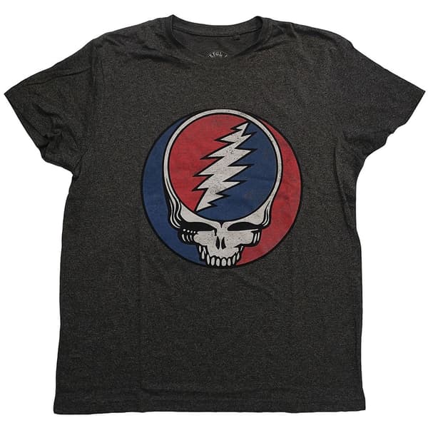 Grateful Dead Unisex T-Shirt: Steal Your Face Classic (Large)