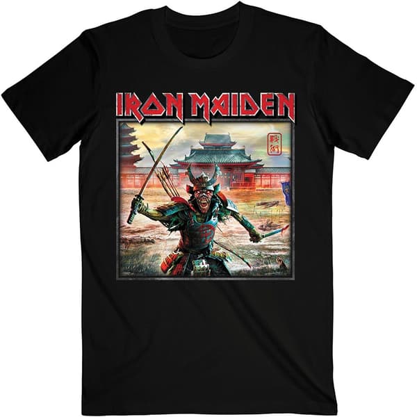 Iron Maiden Unisex T-Shirt: Senjutsu Album Palace Keyline Square (Medium)