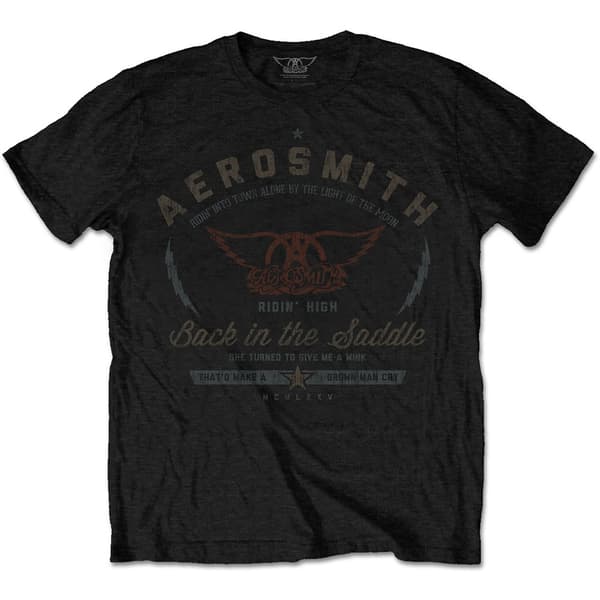 Aerosmith Unisex T-Shirt: Back in the Saddle (XXX-Large)