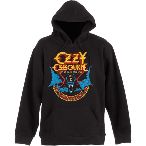 Ozzy Osbourne Unisex Pullover Hoodie: Bat Circle (Medium)