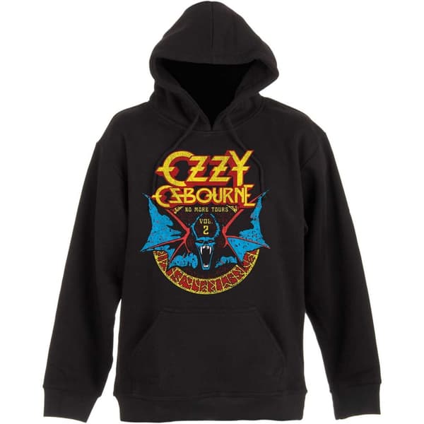 Ozzy Osbourne Unisex Pullover Hoodie: Bat Circle (Large)