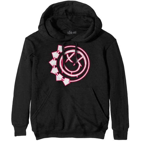 Blink-182 Unisex Pullover Hoodie: Six Arrow Smiley (Small)