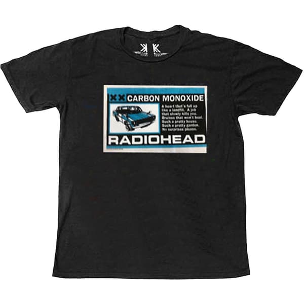 Radiohead Unisex T-Shirt: Carbon Patch (Large)
