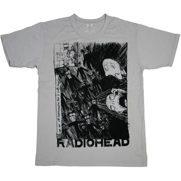 Radiohead Unisex T-Shirt: Scribble (Small)