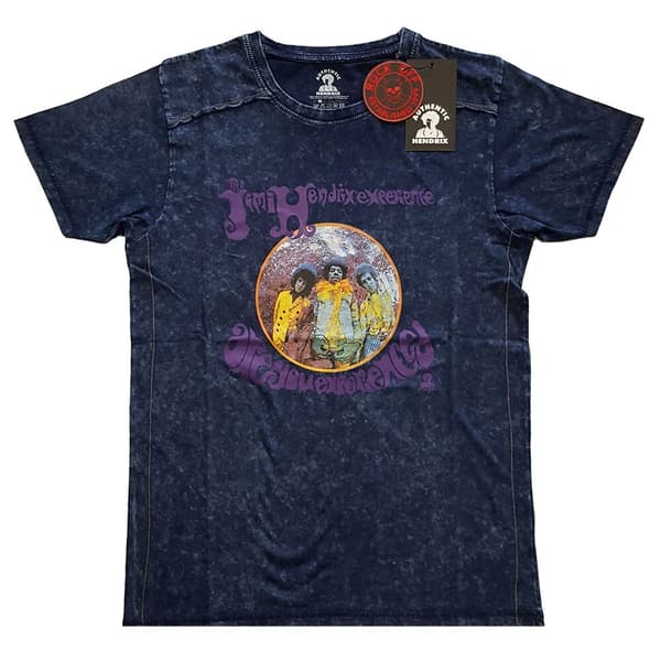 Jimi Hendrix Unisex Snow Wash T-Shirt: Experienced (Medium)
