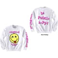 Miniatyrbilde 2 av 3: Yungblud Unisex Sweatshirt: Raver Smile (Back & Arm Print) (XX-Large)