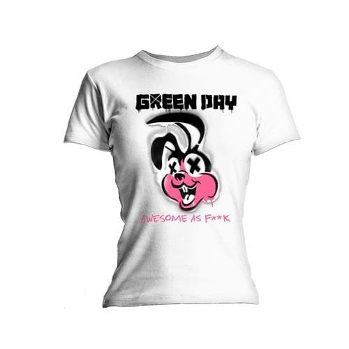 Green Day Ladies T-Shirt: Road Kill (Skinny Fit) (Large)
