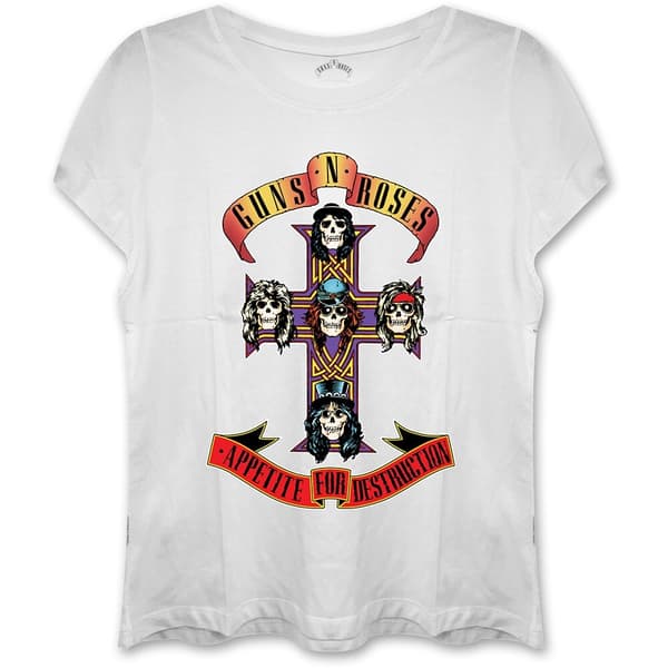 Guns N' Roses Ladies T-Shirt: Appetite (Skinny Fit) (Small)
