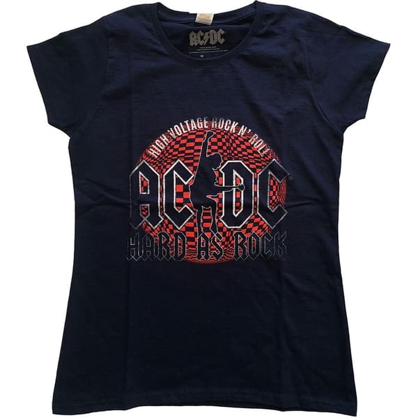 AC/DC Ladies T-Shirt: Hard As Rock (XX-Large)